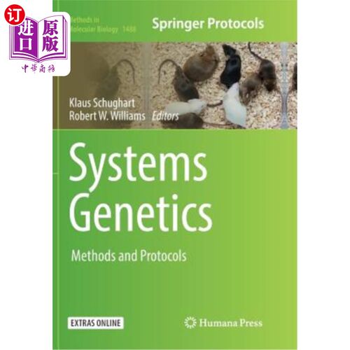 海外直订医药图书Systems Genetics: Methods and Protocols 系统遗传学：方法和协议