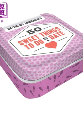 现货 On the Go Amusements 50 Sweet Things to Do on a Date 英文原版 互动游戏 50个约会的趣事【中商原版】