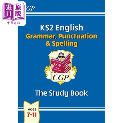 英国原版CGP教辅 新KS2英语语法标点拼写学习书7-11岁 New KS2 English Grammar Punctuation Spelling Study Book【中商原版