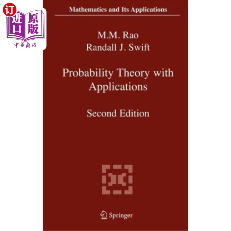海外直订Probability Theory with Applications 概率论及其应用