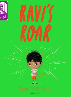 现货 拿韦的怒吼 英文原版 Ravi's Roar 儿童情绪管理绘本 情感宣泄表达【中商原版】