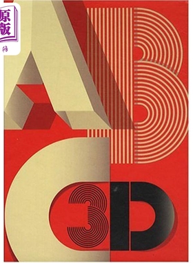 ABC 3D 立体书 趣味字母立体书 ABC 3D Marion Bataille 法语 法文原版 构造【中商原版】