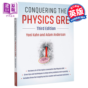 Conquering 中商原版 Physics GRE 征服物理GRE考试 英文原版 预售 Kahn Yoni the