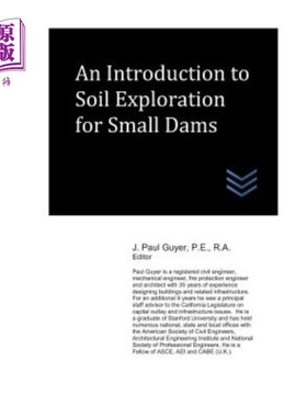 海外直订An Introduction to Soil Exploration for Small Dams 小水坝土壤勘探简介