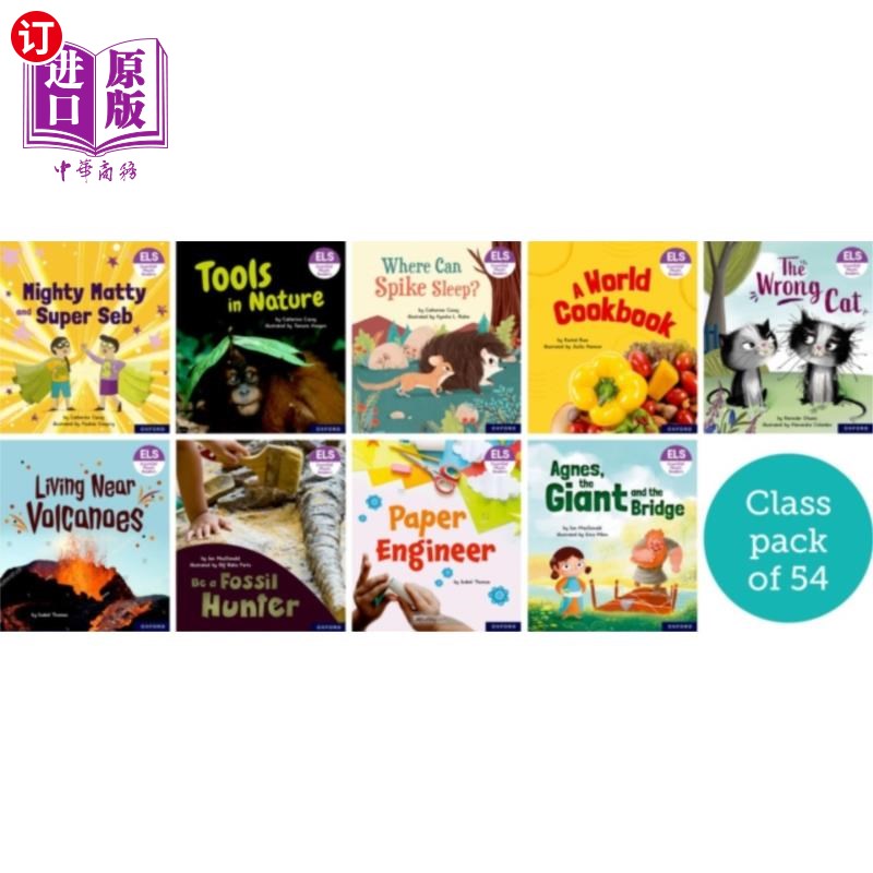 海外直订Essential Letters and Sounds: Essential Phonic R... 基本的字母和声音:基本的语音阅读器:牛津阅读6级:类包54