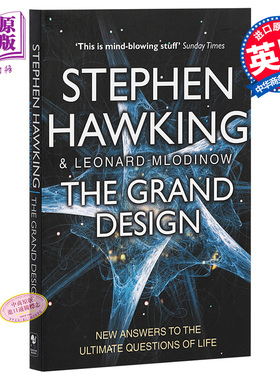 预售 【中商原版】The Grand Design 大设计 英文原版 Stephen Hawking 霍金作品 阐释宇宙问题 M理论 史蒂芬霍金经典著作 科普读?