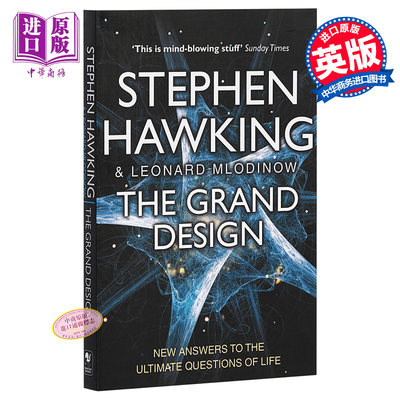 【中商原版】The Grand Design 大设计 英文原版 Stephen Hawking 霍金作品 阐释宇宙问题 M理论 史蒂芬霍金经典著作 科普读?