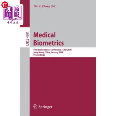 海外直订Medical Biometrics 医学生物特征