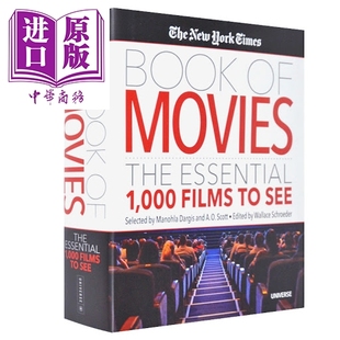 进口艺术 中商原版 Book Rizzoli 纽约时报电影之书 Movies 1000部必看电影