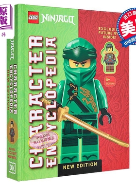 预售 乐高幻影忍者人物百科全书 新版 LEGO Ninjago Character Encyclopedia New Edition 英文原版 Simon Hugo【中商原版】