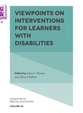 海外直订Viewpoints on Interventions for Learners with Disabilities 对残疾学习者干预的看法