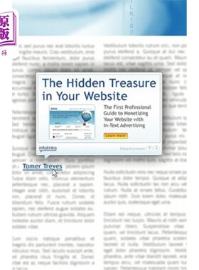 海外直订The Hidden Treasure in Your Website: The First Professional Guide to Monetizing  你的网站中隐藏的宝藏:首个