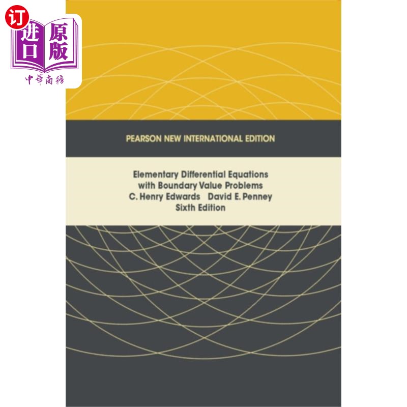海外直订Elementary Differential Equations with Boundary Value Problems 带边值问题的初等微分方程：皮尔逊新国际版