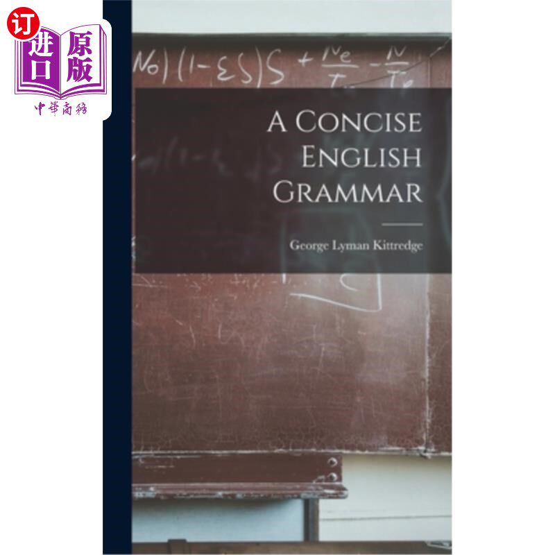 海外直订A Concise English Grammar 简明英语语法