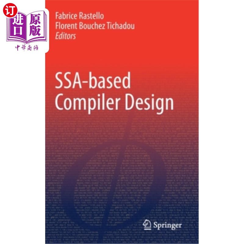 海外直订Ssa-Based Compiler Design 基于ssa的编译器设计