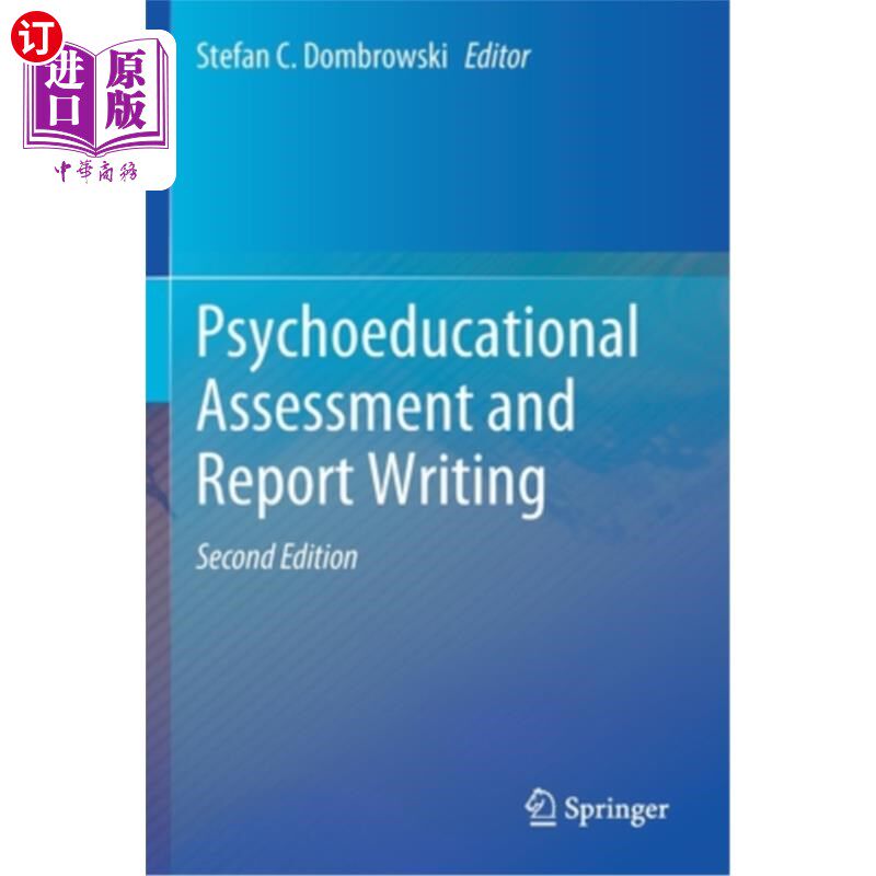 海外直订Psychoeducational Assessment and Report Writing 心理教育评估与报告写作