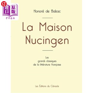 海外直订法语 La Maison Nucingen de Balzac (édition grand format) 巴尔扎克之家(大型格式)