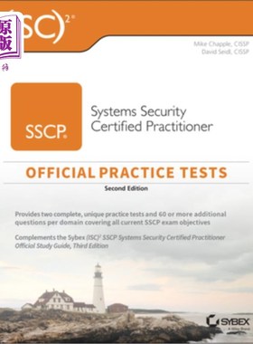 海外直订(Isc)2 Sscp Systems Security Certified Practitioner Official Practice Tests (Isc)2 Sscp系统安全