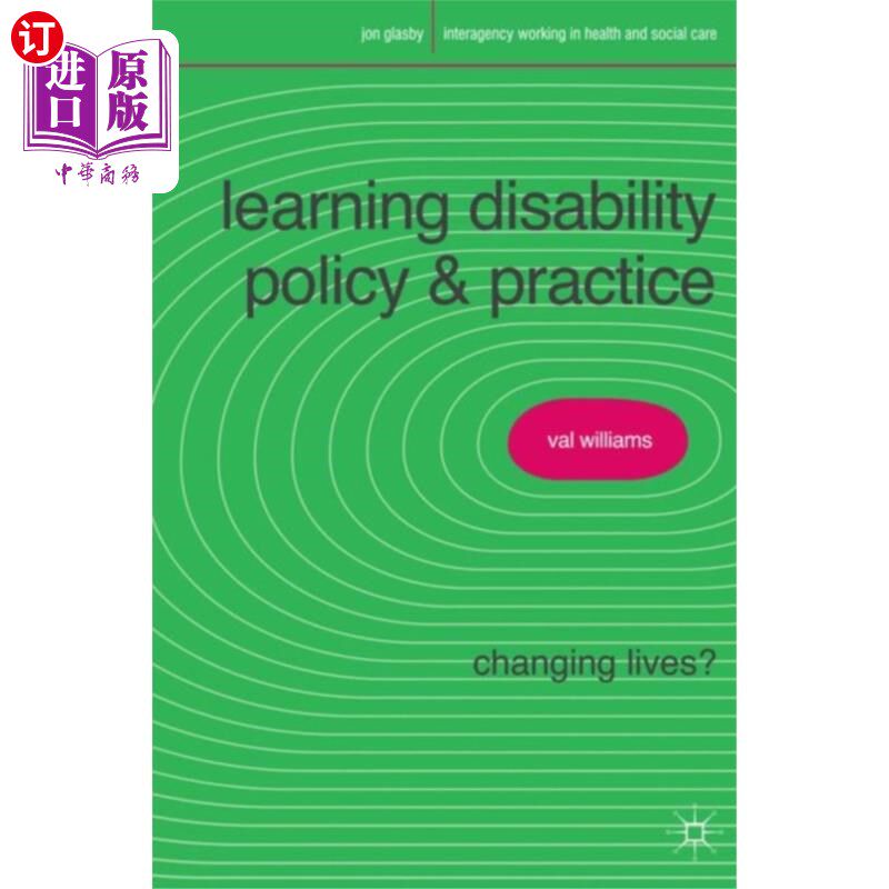 海外直订医药图书Learning Disability Policy and Practice 学习残疾政策与实践