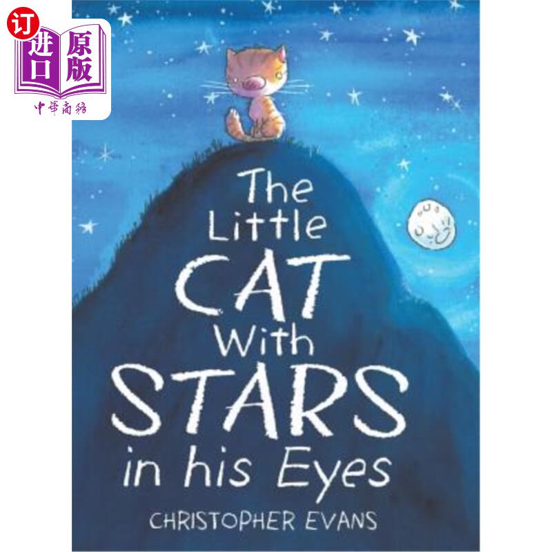 海外直订the little cat with stars in his eyes 眼睛里有星星的小猫