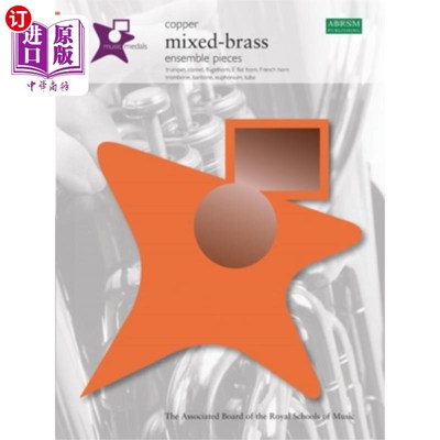 海外直订Music Medals Copper Mixed-Brass Ensemble Pieces 铜管合奏曲