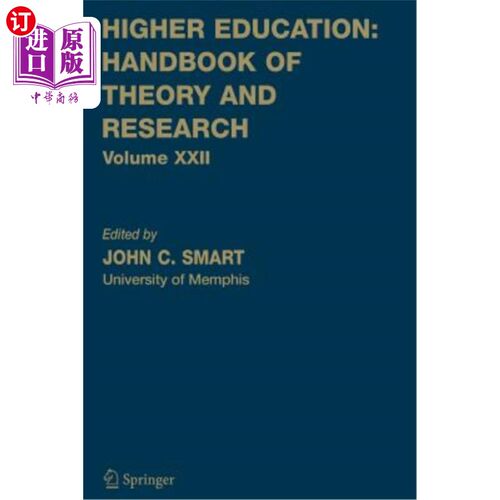 海外直订Higher Education: Handbook of Theory and Research: Volume 22 高等教育：理论与研究手册：第22卷