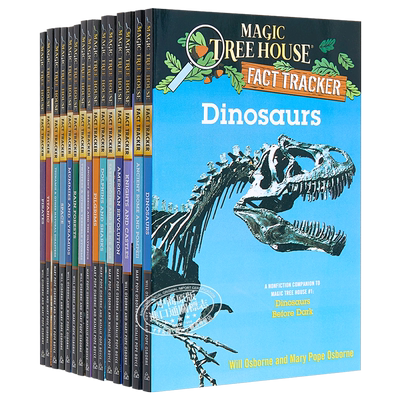 预售 神奇树屋小百科系列1-15册 Magic Tree House Fact Tracker 15册【中商原版】