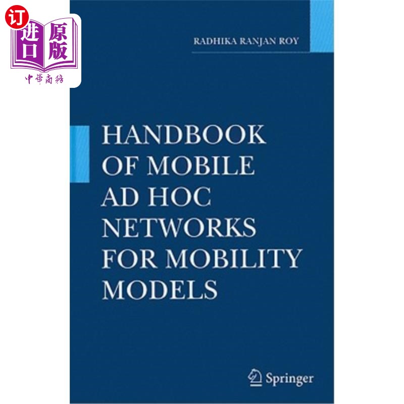 海外直订Handbook of Mobile Ad Hoc Networks for Mobility Models 移动模型的移动Ad Hoc手册