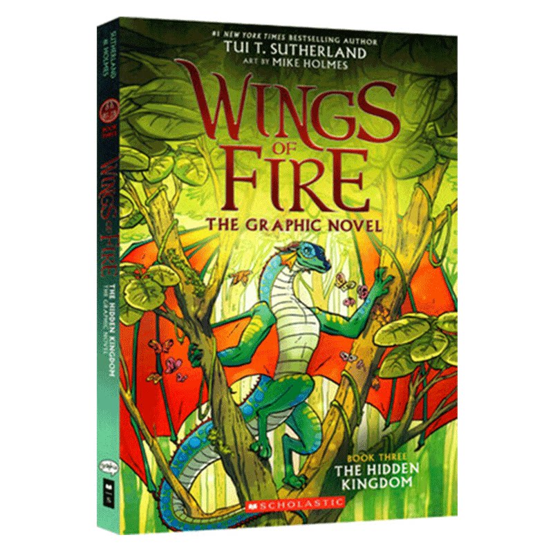 预售 火翼飞龙漫画版3 破译葛萝瑞的龙血之谜 英文原版 Wings of Fire Tui T Sutherland 火翼飞龙漫画书英文版火翼飞龙周边图片