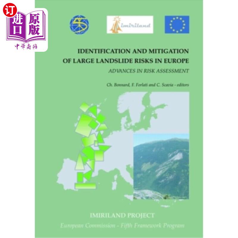 海外直订Identification and Mitigation of Large Landslide Risks in Europe: Advances in Ri 欧洲大型滑坡风险的识别和缓