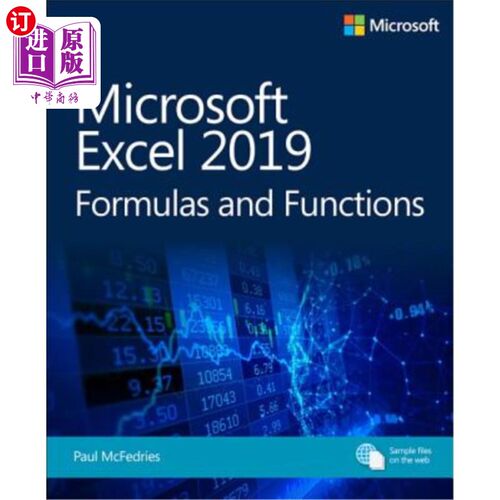 海外直订Microsoft Excel 2019 Formulas and Functions Microsoft Excel 2019公式和函数
