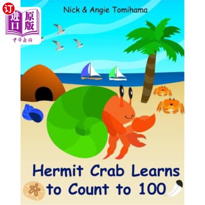 海外直订Hermit Crab Learns to Count to 100 寄居蟹学会数到100