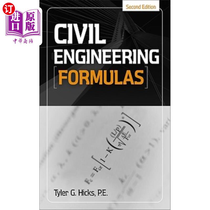 海外直订Civil Engineering Formulas 土木工程公式