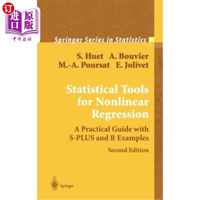 海外直订Statistical Tools for Nonlinear Regression: A Practical Guide with S-Plus and R  非线性回归的统计工具：S-pl