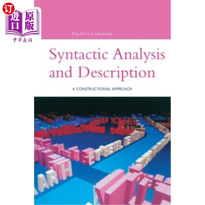 海外直订Syntactic Analysis and Description 句法分析与描述