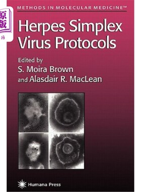 海外直订医药图书Herpes Simplex Virus Protocols 单纯疱疹病毒方案