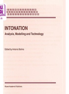 海外直订Intonation: Analysis, Modelling and Technology 语调：分析、建模和技术