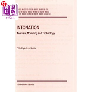 海外直订Intonation: Analysis, Modelling and Technology 语调：分析、建模和技术