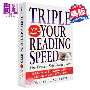 飞速提高你 阅读速度 Reading 中商原版 Speed Your 三倍 Triple 英文原版