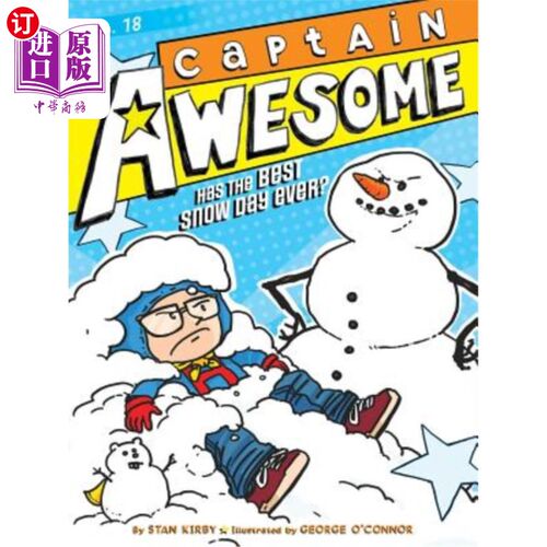 海外直订Captain Awesome Has the Best Snow Day Ever?, 18 真棒队长有史以来最好的雪天吗？，18