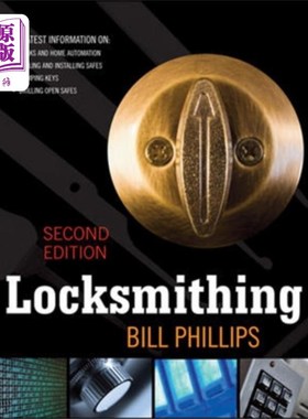 海外直订Locksmithing, Second Edition 锁匠，第二版