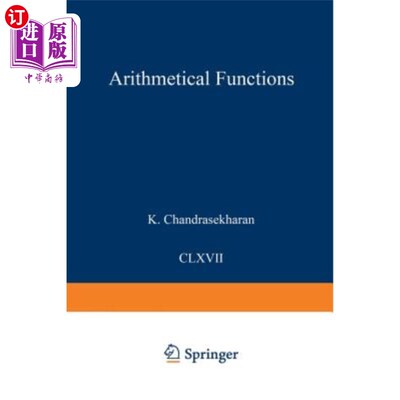 海外直订Arithmetical Functions 算术函数