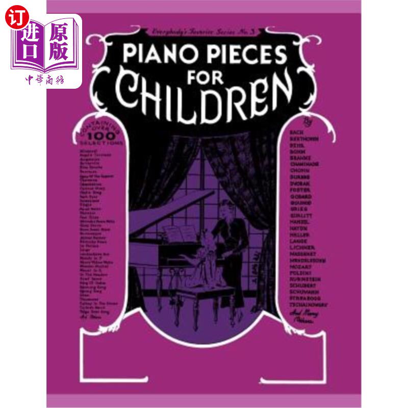 海外直订Piano Pieces for Young Children 幼儿钢琴曲