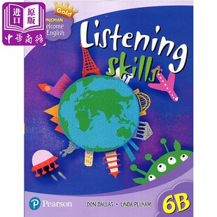 现货 english听力练习册6B LISTENING 中商原版 新版 GOLD 香港朗文小学英语教材welcome 英文原版 LWTE SKILLS