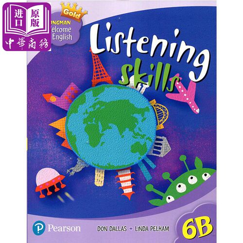 现货 LWTE GOLD LISTENING SKILLS 6B 英文原版 新版香港朗文小学英语教材welcome to english听力练习册6B【中商原版】
