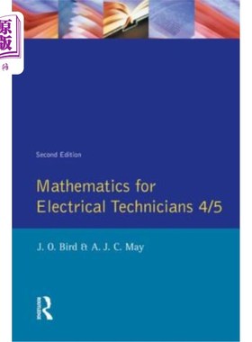 海外直订Mathematics for Electrical Technicians: Level 4-5 电工数学4-5级