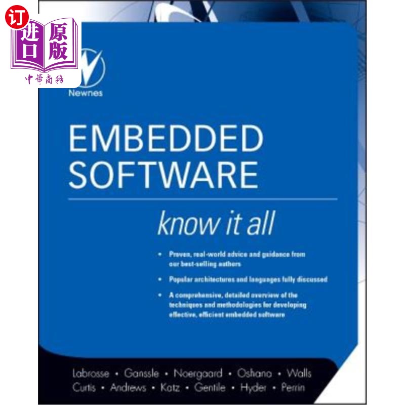 海外直订Embedded Software: Know It All [With CDROM] 嵌入式软件：无所不知[使用CDROM]