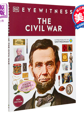 DK Eyewitness系列 美国内战N百科 Eyewitness the Civil War  英文原版 历史战争科普指南【中商原版】