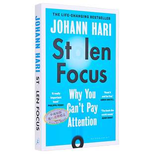 约翰 哈里 偷来的注意力 为什么你不能集中注意力 Stolen Focus Why You Cant Pay Attention 英文原版 Johann Hari【中商原?