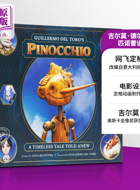 现货 吉尔莫德尔托罗的匹诺曹设定集书 奥斯卡动画长片 网飞定格动画电影 英文原版 Guillermo del Toros Pinocchio【中商原版】